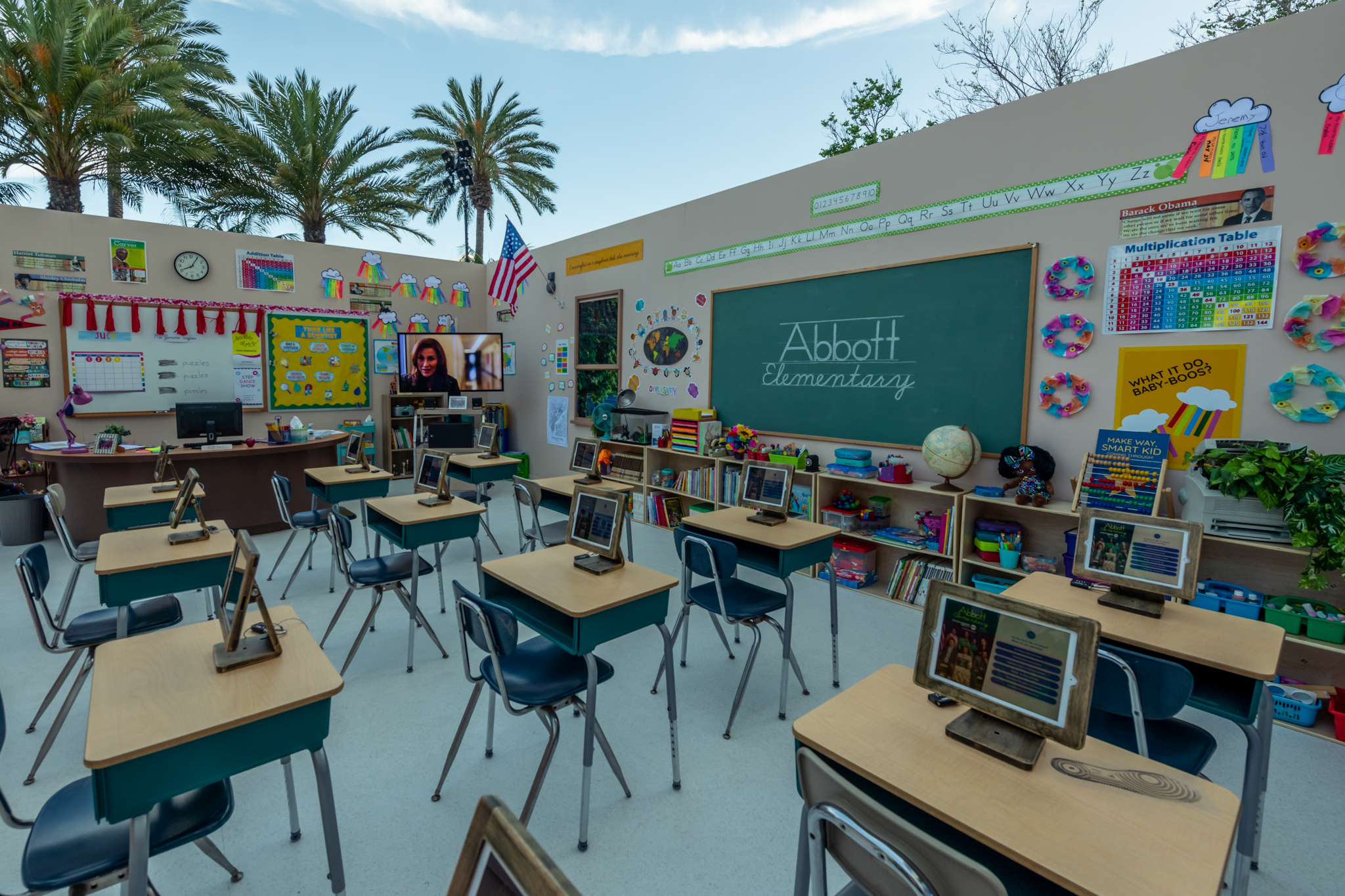 Classroom at ABC's Abbott Elementary at San Deigo Comic-Con 2022